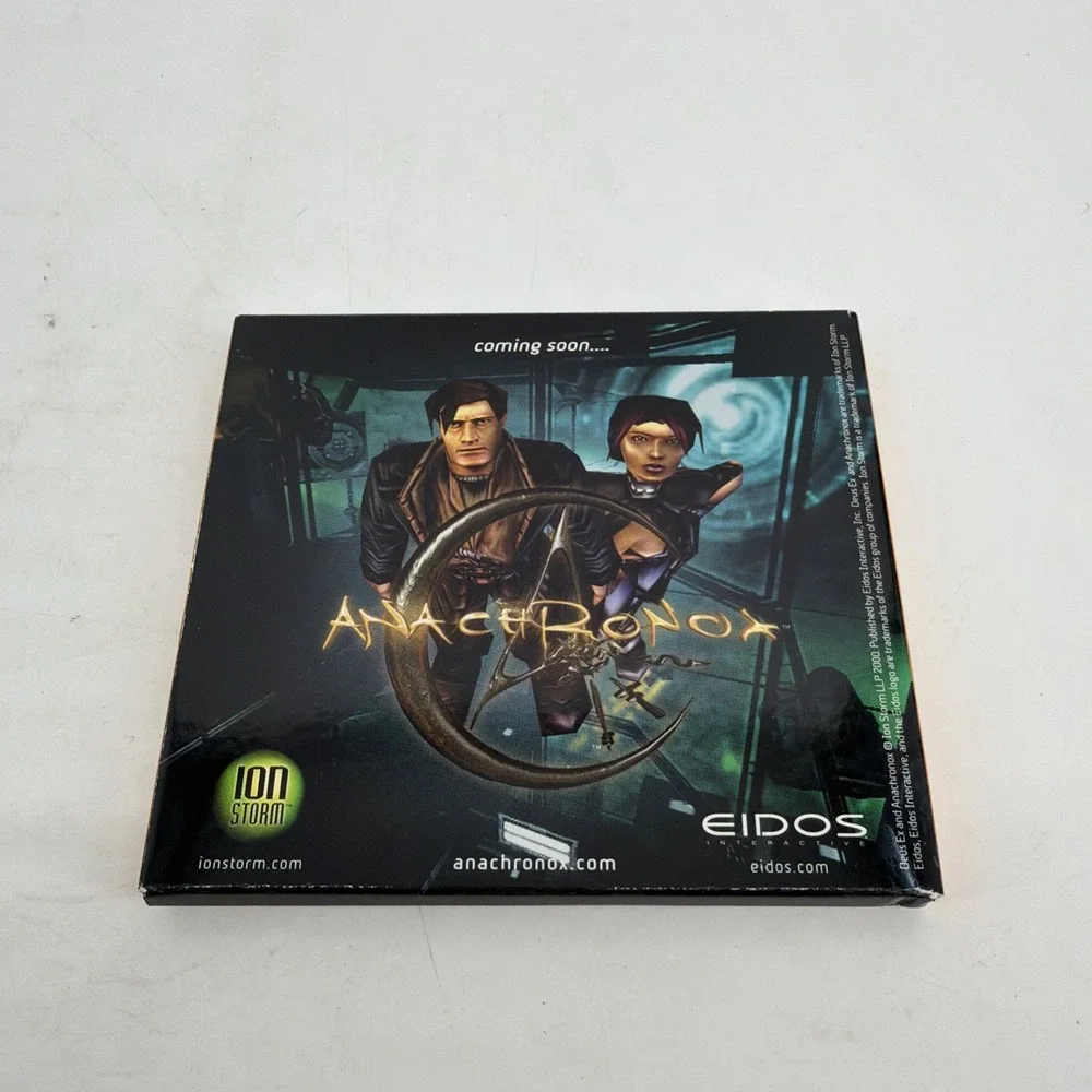 Deus Ex: Game of the Year Edition (PC, 2001) Big Box, Manual, Inserts